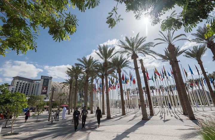 COP28 äger rum i Expo City i Dubai  mellan 30 november och 12 december.