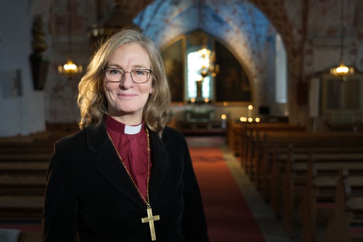 Biskop Marika Markovits i Vårdsbergs kyrka