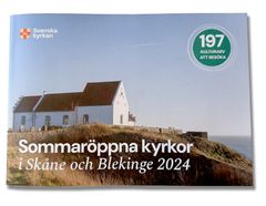Broschyren "Sommaröppna kyrkor i Skåne och Blekinge 2024".