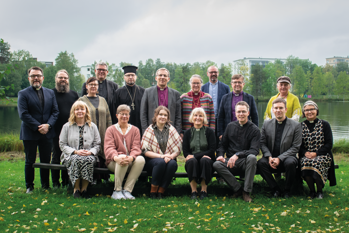 Representanter för medlemskyrkorna i Nordkalottens kyrkliga nätverk.
