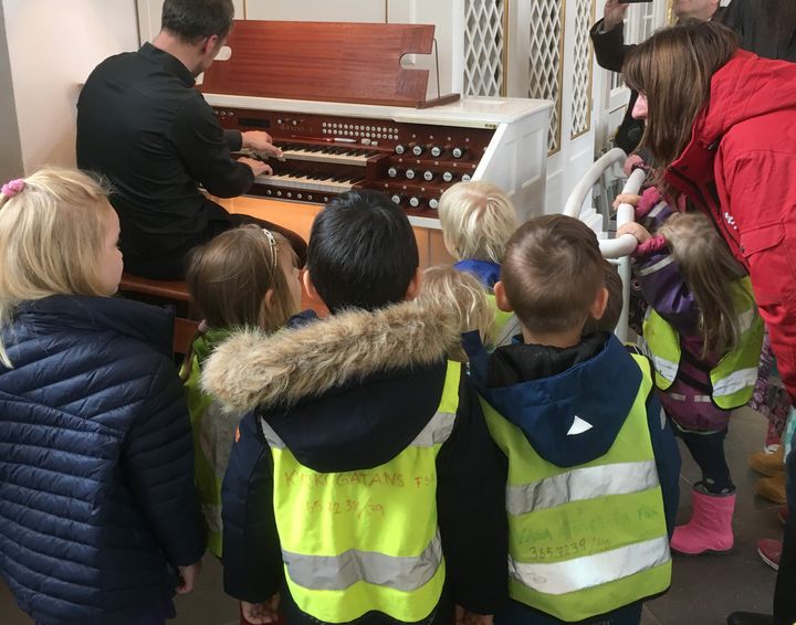 Orgeläventyren är skapade för 3:e klassare som gör studiebesök i kyrkan.