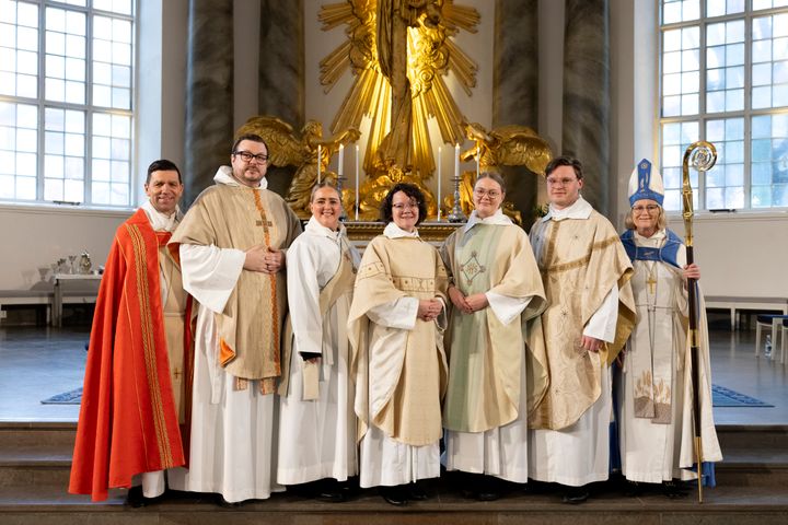 Stefan Hiller, domprost, Anders Magnusson, Mikaela Tyell, Jane Lindberg, Elin Nero Nordin, Alfred Ingmår, Susanne Rappmann, biskop