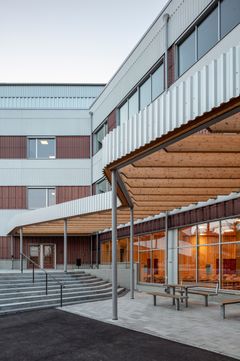 Vega skola & aktivitetshus, C.F. Møller Architects. Fotograf: Nikolaj Jakobsen
