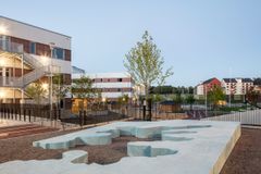 Vega skola & aktivitetshus, C.F. Møller Architects. Fotograf: Nikolaj Jakobsen