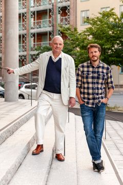 Henrik Jonsson Linton och Henrik Larsson, C.F. Møller Architects. Fotograf: Nikolaj Jakobsen