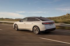 Kombinationen av god aerodynamik och en ny, effektivare eldrift ger en räckvidd på upp till 618 km.