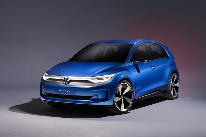 Volkswagen visar upp den eldrivna konceptbilen ID. 2all under Almedalsveckan.