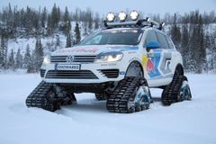 ”Snowareg” – svenskt specialbygge med larvfötter.