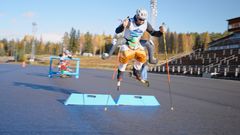 Det blev en lekfull tävling mellan två populära landslag.