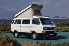 Första California byggde Volkswagen Transportbilar på generation T3