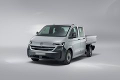 Ett unikt erbjudande på marknaden i sin klass. Transporter Pickup Dubbelhytt går nu att beställa med dieselmotor eller i ett helelektriskt utförande.