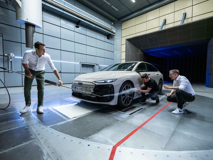 Teamwork med fokus på detaljerna för att uppnå det låga cw-värdet på 0,21 för A6 Sportback e-tron