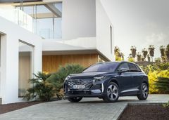 Audi Q4 e-tron med uppdaterad exteriör och interiör