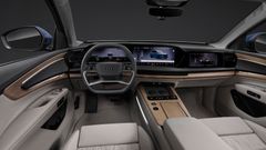Audi Q7 med ny ombonad interiör med naturmaterial och digital panoramaskärm
