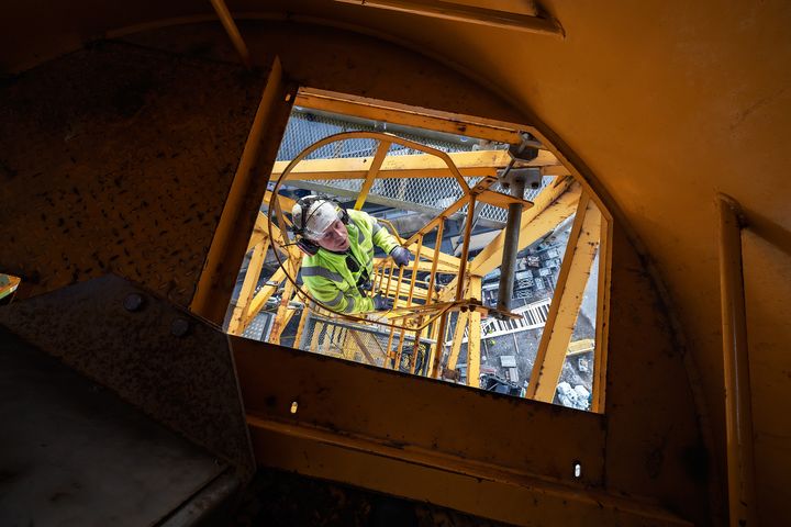 Konkurserna inom byggindustrin minskar.