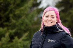 Caroline Sundström, snickare och plattsättare, X-Treme i Luleå AB, Luleå