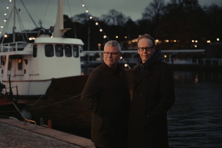 Jonas Moström och Arne Dahl. Foto: Kajsa Göransson