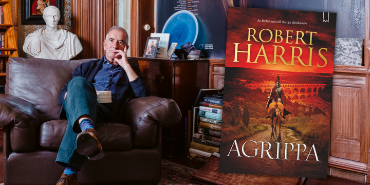 Robert Harris är aktuell med Agrippa.