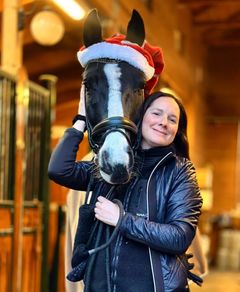 Sofie Sarenbrant och hästen Uno.