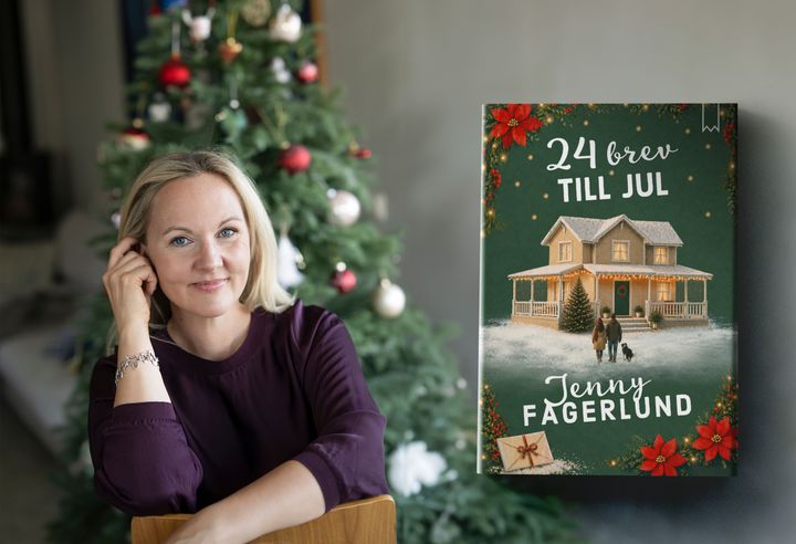 Jenny Fagerlund är aktuell med 24 brev till jul.
