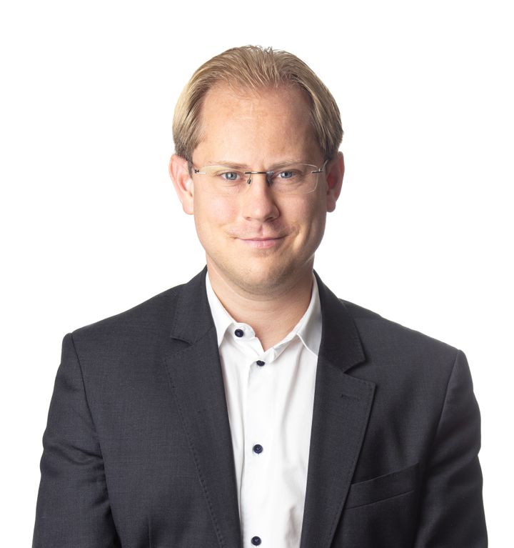 Alexander Orlinge, ny presschef hos Skogsindustrierna.