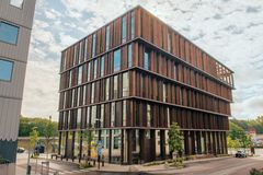 Kontorshuset Nodi i Göteborg är ett av de nominerade bidragen till Träpriset 2024