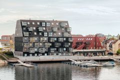 Kilströmskaj i Karlskrona är ett av de nominerade bidragen till Träpriset 2024