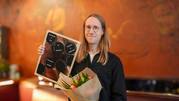 Jag värnar utvecklingen inom formgivning och tryck, och det är roligt att det uppmärksammas, säger Aron Kullander Östling.