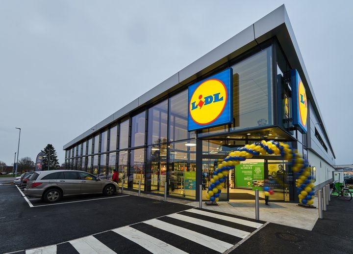 Lidl-butiken i Falkenberg som Lager 157 blir granne med.