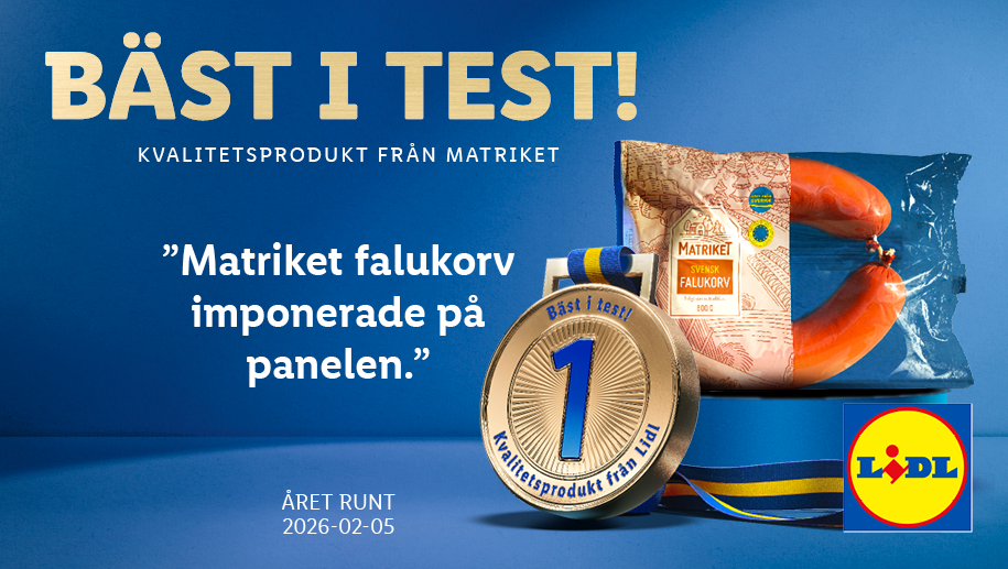Falukorv från Matriket är bäst i test | Lidl Sverige