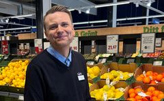 Butikschef Rasmus Böl.