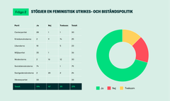 Fråga: Stödjer du en feministisk utrikes- och biståndspolitik?