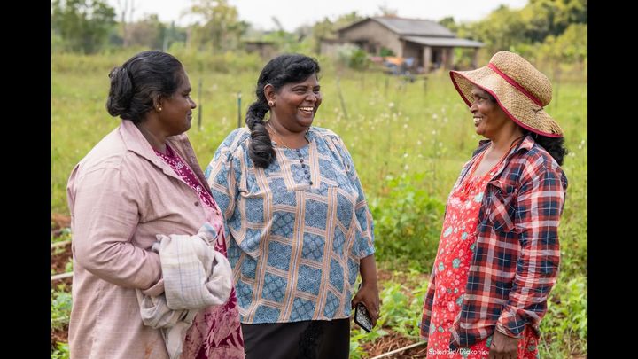 Deltagare i Diakonias projekt på Sri Lanka