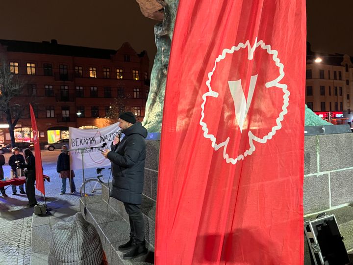 Minnesstund för Novemberpogromen 2024, Möllevångstorget.