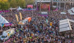 Stora scen på Kungstorget under Göteborgs Kulturkalas