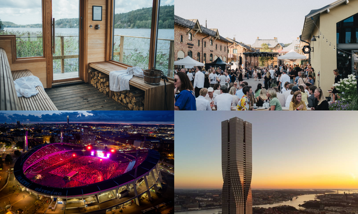 Hällsnäs nya bastusviter, Slakthuset Block Party, Swedish House Mafia och Gothenburg View är bara några anledningar att ta sikte på Göteborg 2026. Se respektive copyright längst ner på sidan.