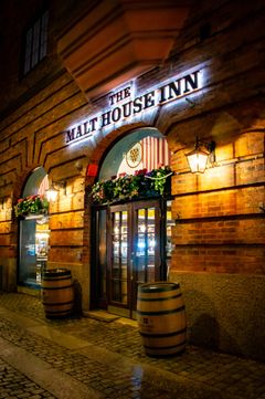 På The Malt House Inn kombineras både pub och hotell.