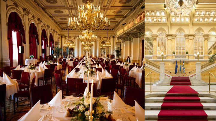 Inne i Stora Börssalen blir det tårta och vetenskapsshow när Vetenskapsfestivalen firar 30 år.