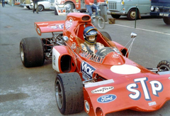 Racinglegendaren Ronnie Peterson i March 721x, 1972
