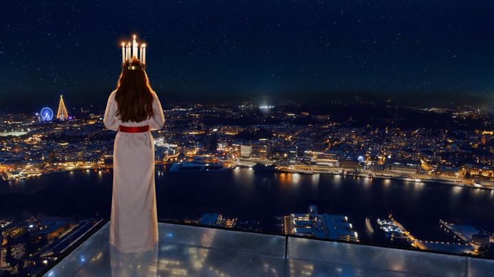 Utvalda deltagare kommer att få vara med vid ett luciafirande i soluppgången på Karlatornets 69:e våning.