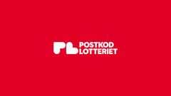 Postkodlotteriets nya logotyp.