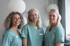 Meliva Masthuggskajen - Susanne, Jannike och Stina tar alla emot patienter på Melivas klimakterimottagning