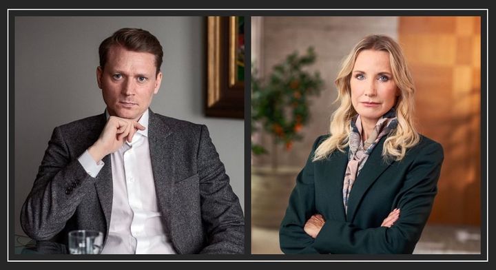 Erik Spector, chefekonom, och Pia Sandvik, vd, Teknikföretagen.