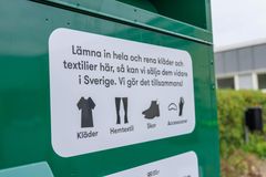 Textilboxar för återbruk i Linköping