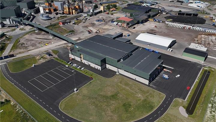 Exteriör Gärstad sorteringsanläggning