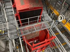 Interiör Gärstad sorteringsanläggning