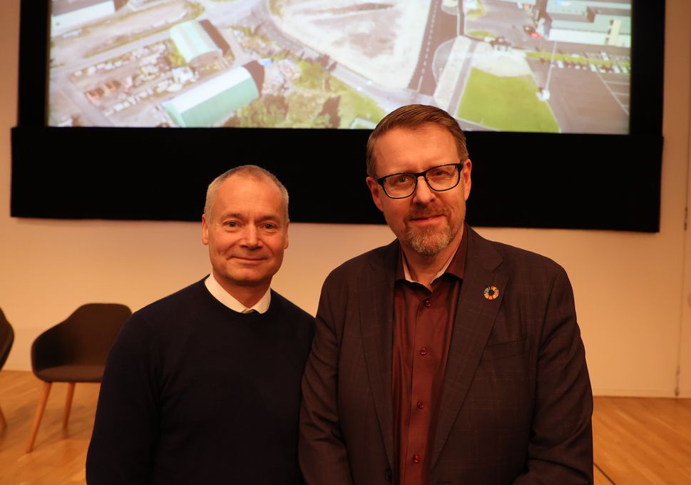 Johan Kuylenstierna, gd Naturvårdsverket och Conny Udd, vd Tekniska verken