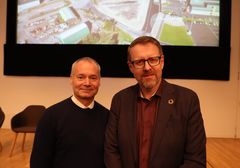 Johan Kuylenstierna, gd Naturvårdsverket och Conny Udd, vd Tekniska verken