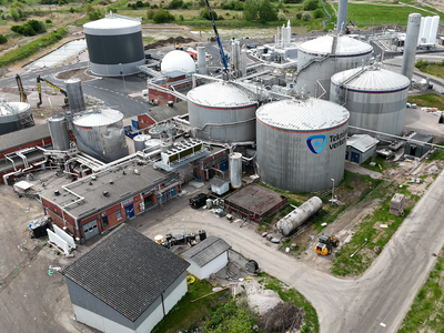 Tekniska verkens biogasanläggning invigdes under 2025. Anläggningen är störst i landet och även den första som fångar in och tar tillvara den koldioxid som uppstår vid biogasproduktionen.