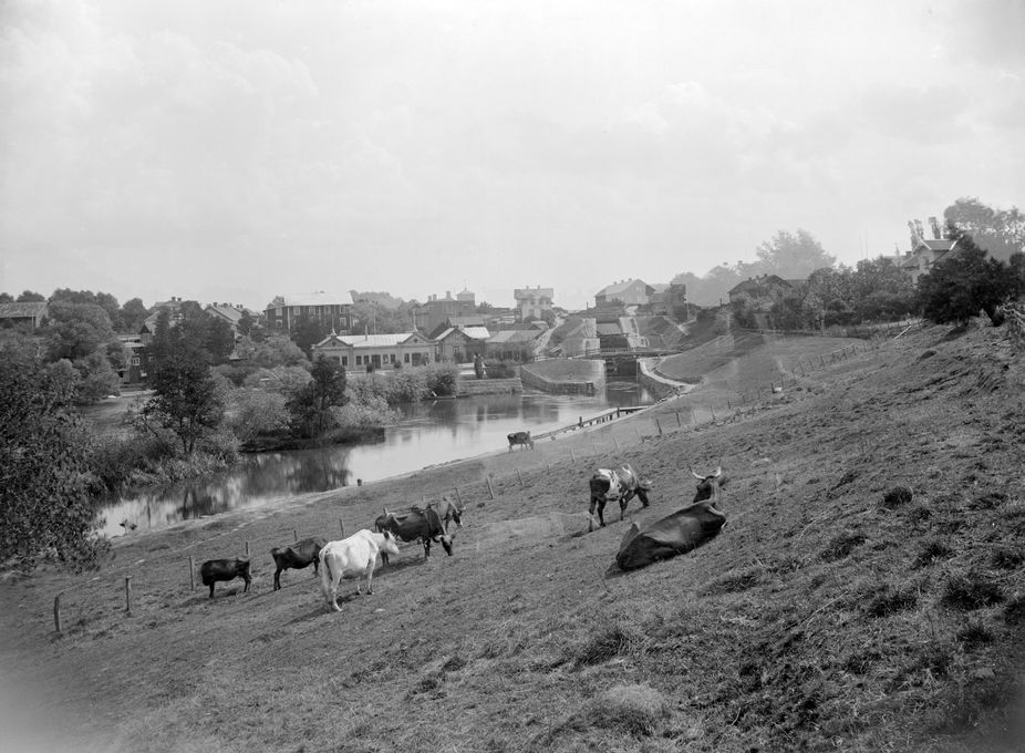 Tannefors omkring år 1900.